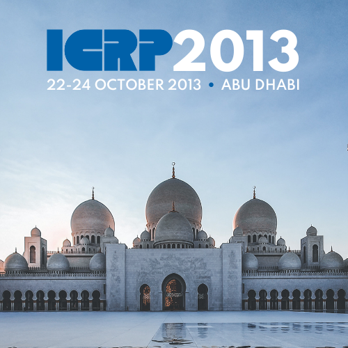 ICRP2013: 22-24 October 2013, Abu Dhabi, UAE