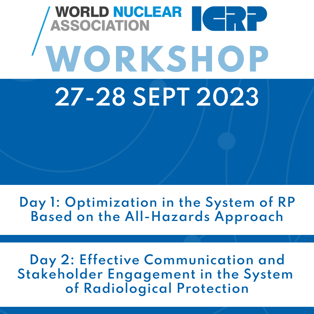WNA-ICRP Workshop: 27-28 Sept 2023